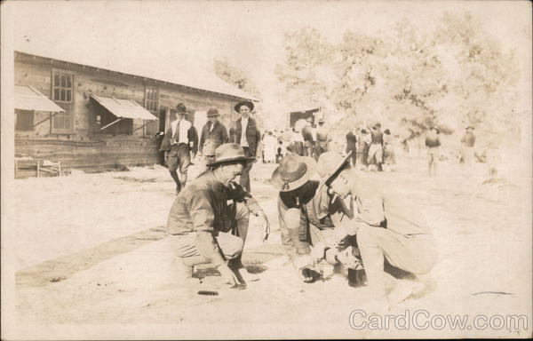 Military Men Gambling