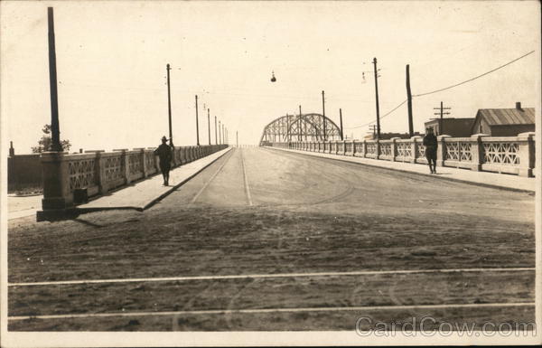 Soldiers Patrolling Bridge Army