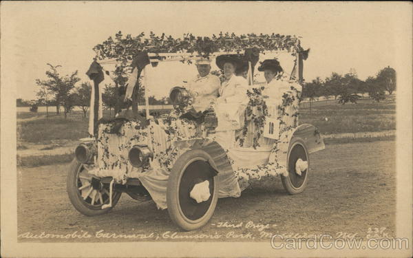 Third Prize, Automobile Carnival, Clemson's Park Middletown New York