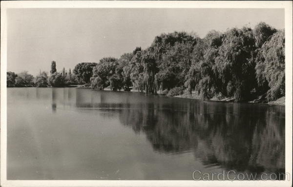 View over Shaker Lakes Shaker Heights Ohio