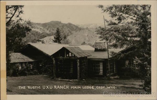 The Rustic Uxu Ranch Main Lodge - Cody, WY Wyoming