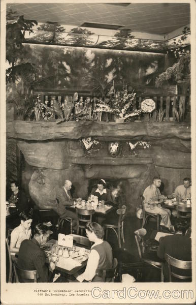 Clifton's Brookdale Cafeteria Los Angeles California