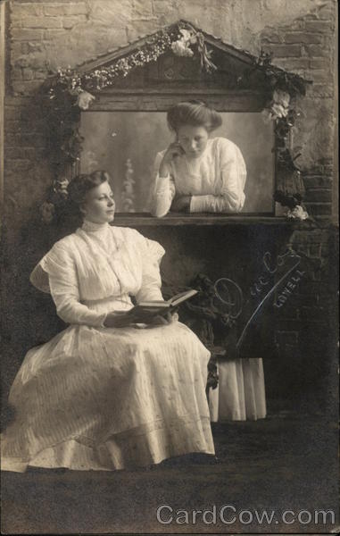 Elegant Women Reading Together