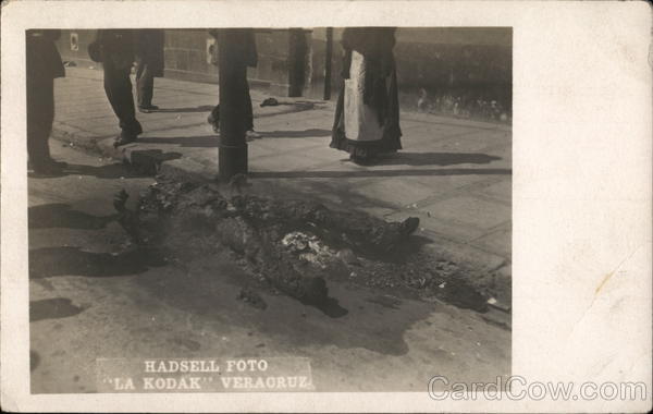 Burned Body, Veracruz 1914 Mexico