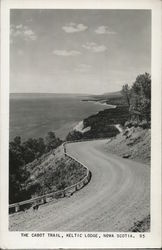 The Cabot Trail, Keltic Lodge, Nova Scotia Postcard