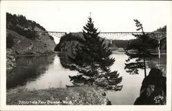 Deception Pass Bridge Postcard