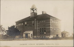 Jackson School Building, Estherville, Iowa Postcard