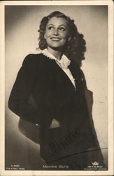 Portrait of Actress - Monika Burg Postcard