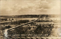 Julien Dubuque Bridge Iowa Postcard Postcard Postcard