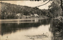 View at Echo Lake - Tyson, VT Postcard