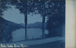 Echo Lake from Tyson Vermont Postcard Postcard Postcard