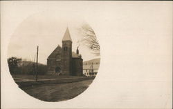 Church in Ludlow, VT Postcard