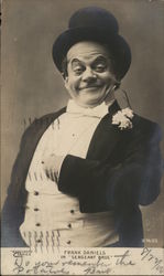 Frank Daniels in "Sergeant Brue" Postcard