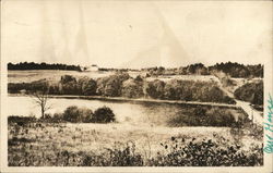 Residence Near River Postcard