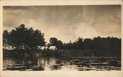 Lake Wickaboag, West Broofield, MA Postcard
