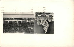 Fruit Display - Cucamonga District Raspberries & Grapes Rancho Cucamonga, CA Postcard Postcard Postcard