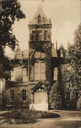 Ivy Covered Hall Postcard