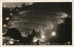 Symphonies under the stars - Hollywood Bowl - Hollywood, Cal. Postcard