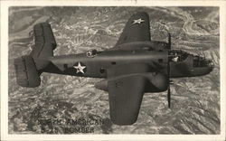 North American B-25 Bomber Military Postcard Postcard Postcard
