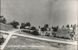 Camp Delight Cabins - Two Harbors, Minn. Postcard
