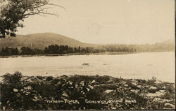 Hudson River, Corinth, NY Postcard