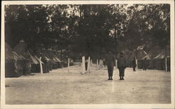 Soldiers at Camp Postcard