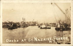 View of City Docks Postcard