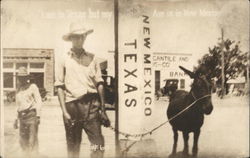 I May be in Texas But my Ass is in New Mexico Postcard