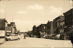 Harrison Ave., Looking North Postcard