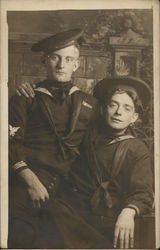 Two Sailors Posing Two Sailors Posing