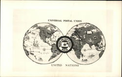 Universal Postal Union - United Nations Postcard