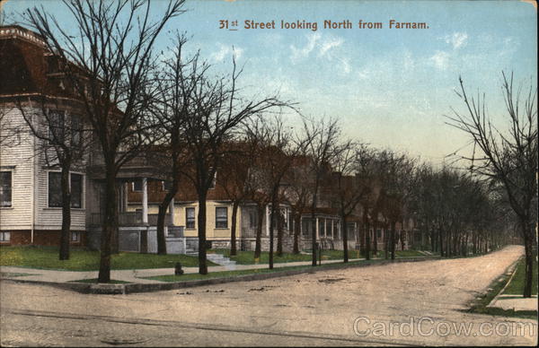 31st Street Looking North From Farnam Omaha Nebraska