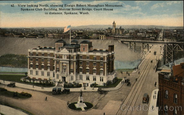View Looking North Spokane Washington