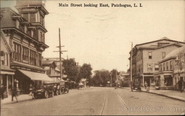 Main Street looking East Patchogue New York