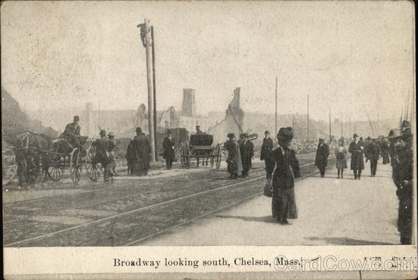 Broadwat Looking South Chelsea Massachusetts