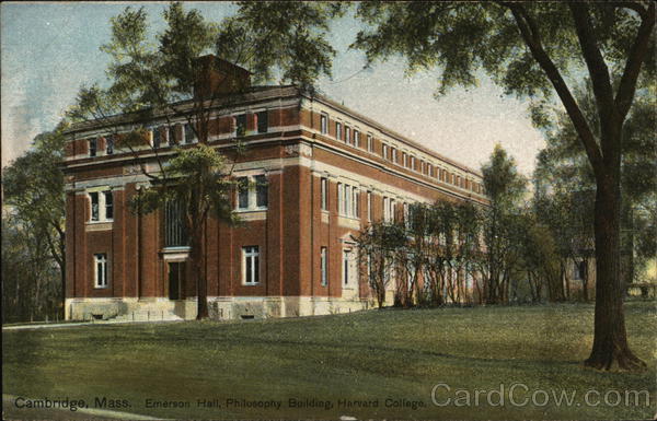 Harvard College - Emerson Hall, Philosophy Building Cambridge Massachusetts