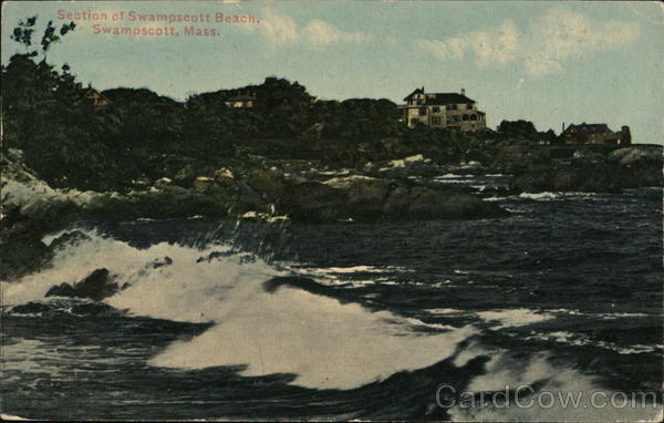 Section of Swampscott Beach Massachusetts