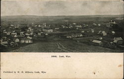View of Town Lusk, WY Postcard Postcard Postcard