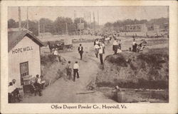 Office, Dupont Powdwe Co. Hopewell, VA Postcard Postcard Postcard