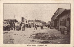 Main Street Hopewell, VA Postcard Postcard Postcard