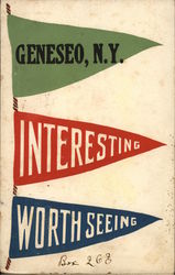 Interesting - Worth Seeing Geneseo, NY Postcard Postcard Postcard