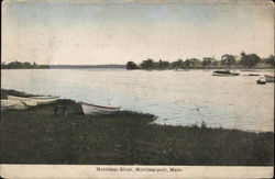 Merrimac River Merrimacport, MA Postcard Postcard Postcard