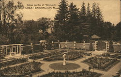 Italian Garden at Brookside Postcard