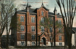 High School Haverhill, MA Postcard Postcard Postcard