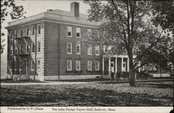 The John Phelps Taylor Hall Andover, MA Postcard Postcard Postcard