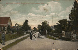 Main Street - The Shell Road, Barlow Town Postcard