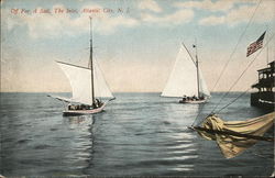 Off For A Sail, The Inlet Postcard