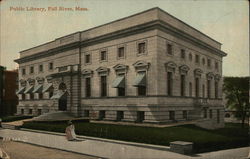 Public Library Fall River, MA Postcard Postcard Postcard