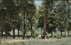 Central Park Clinton, MA Postcard Postcard Postcard