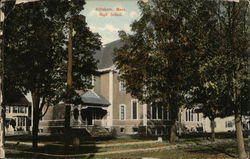 High School Attleboro, MA Postcard Postcard Postcard